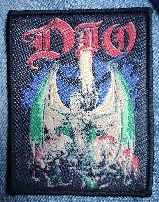 Dio killing the dragon Woven Patch