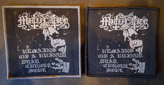 Mutiilation remains... WOVEN PATCH