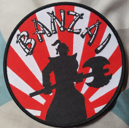 Banzai Woven Patch