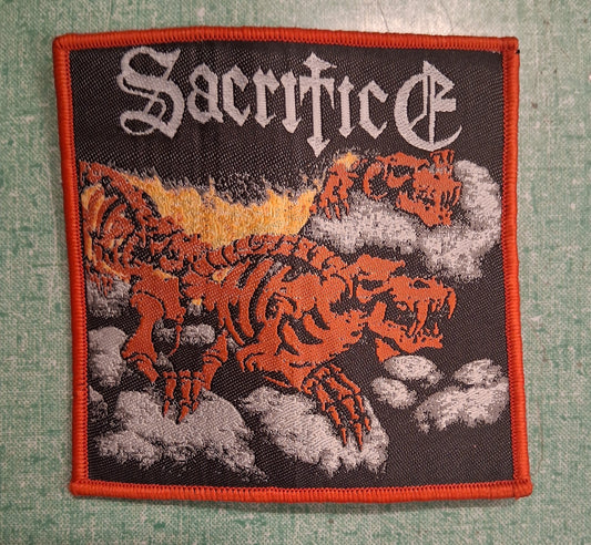 Sacrifice Torment in fire Woven patch