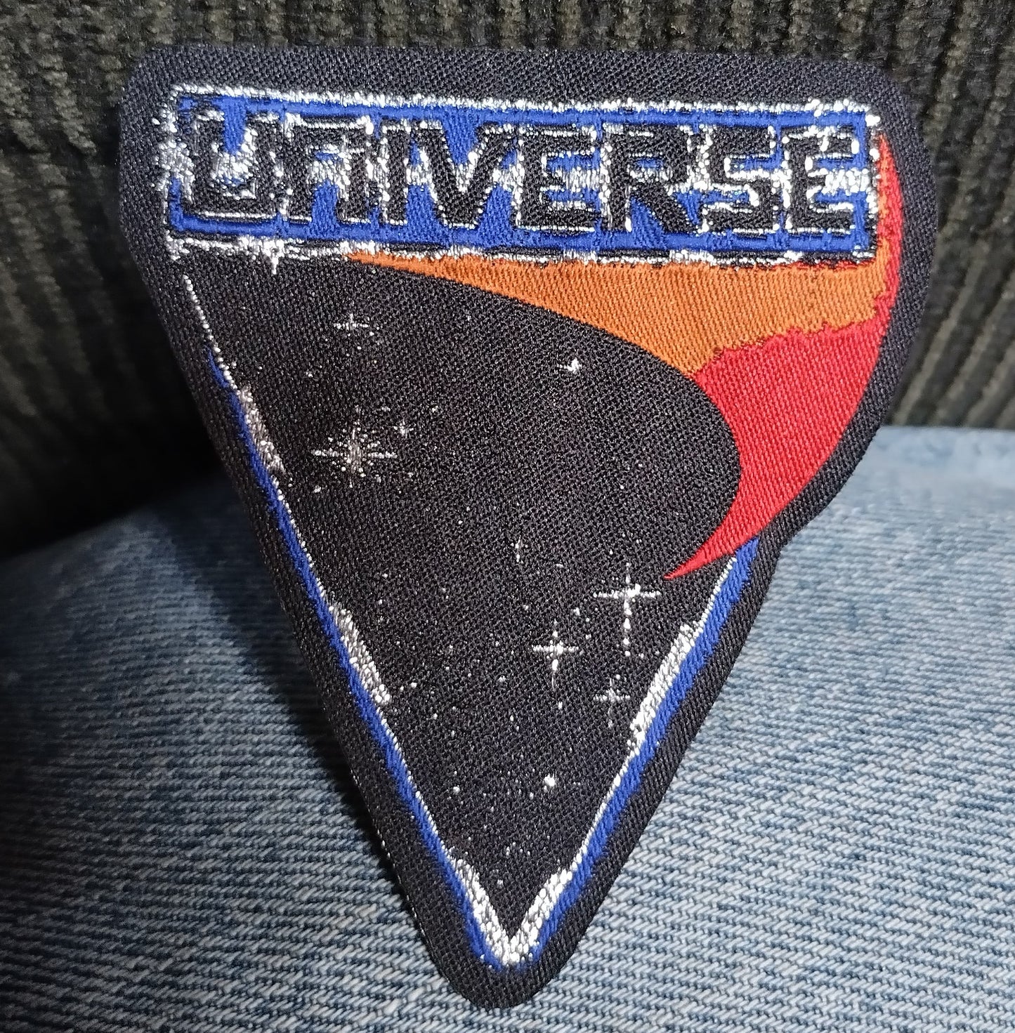 Universe laser cut Woven Patch