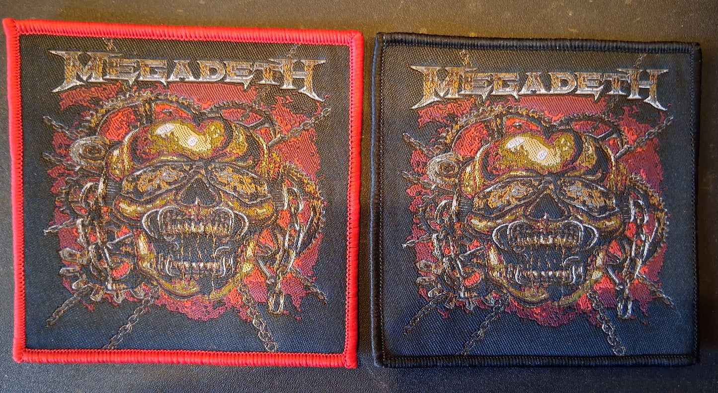 Megadeth vic Rattlesnake Woven Patch
