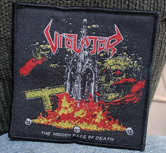 Violator the hidden face of death Black Border Woven Patch