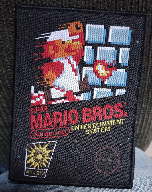 Super Mario Bros NES Woven Patch