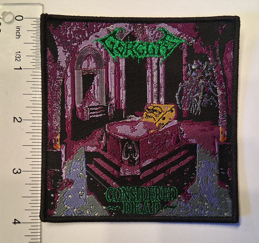 Gorguts Considered Dead SPONGEBOB SQUARE PANTS Woven Patch