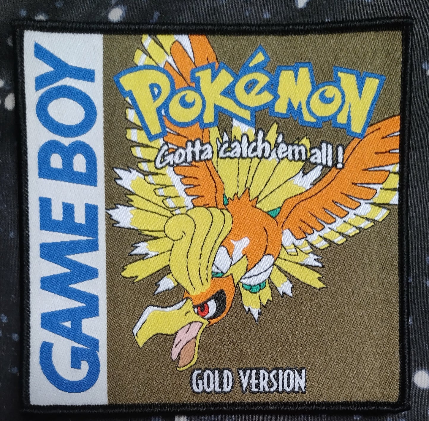 Pokemon Gold Version Woven Patch