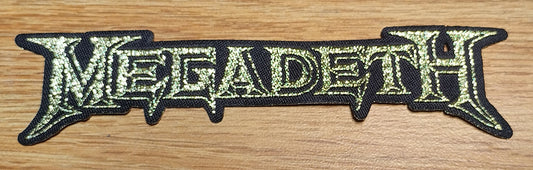 Megadeth laser cut Woven Patch