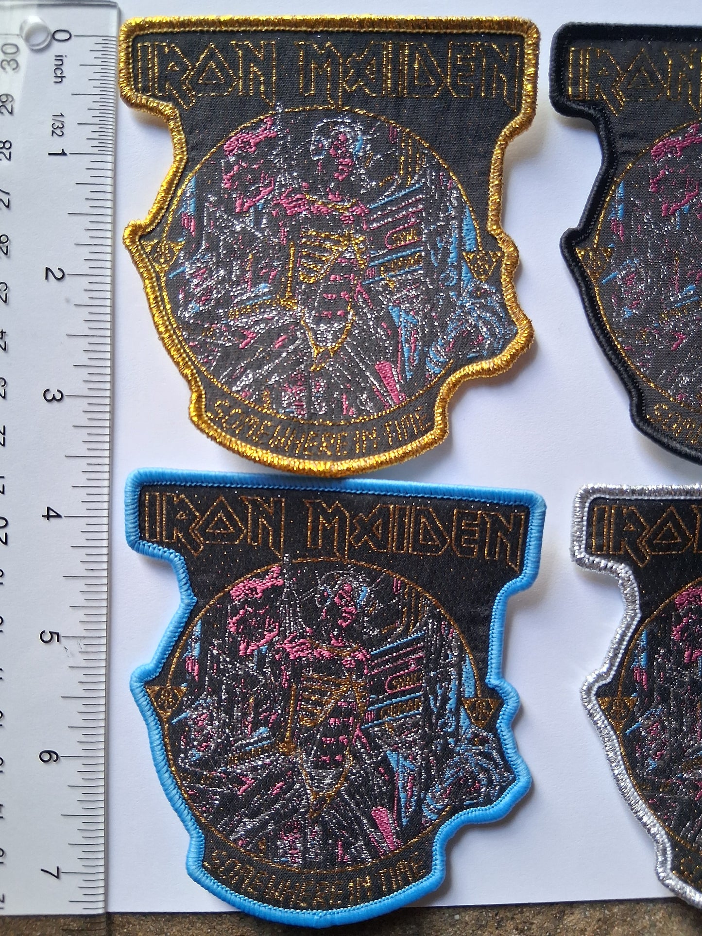 Iron Maiden Somewhere In Time woven patch