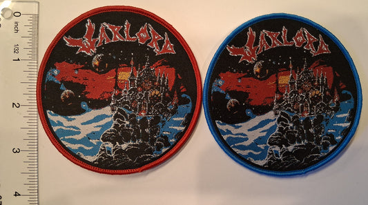 Warlord Thy Kingdom Come circle shaped Woven Patch