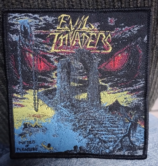 Evil Invaders pulses of pleasure Woven Patch