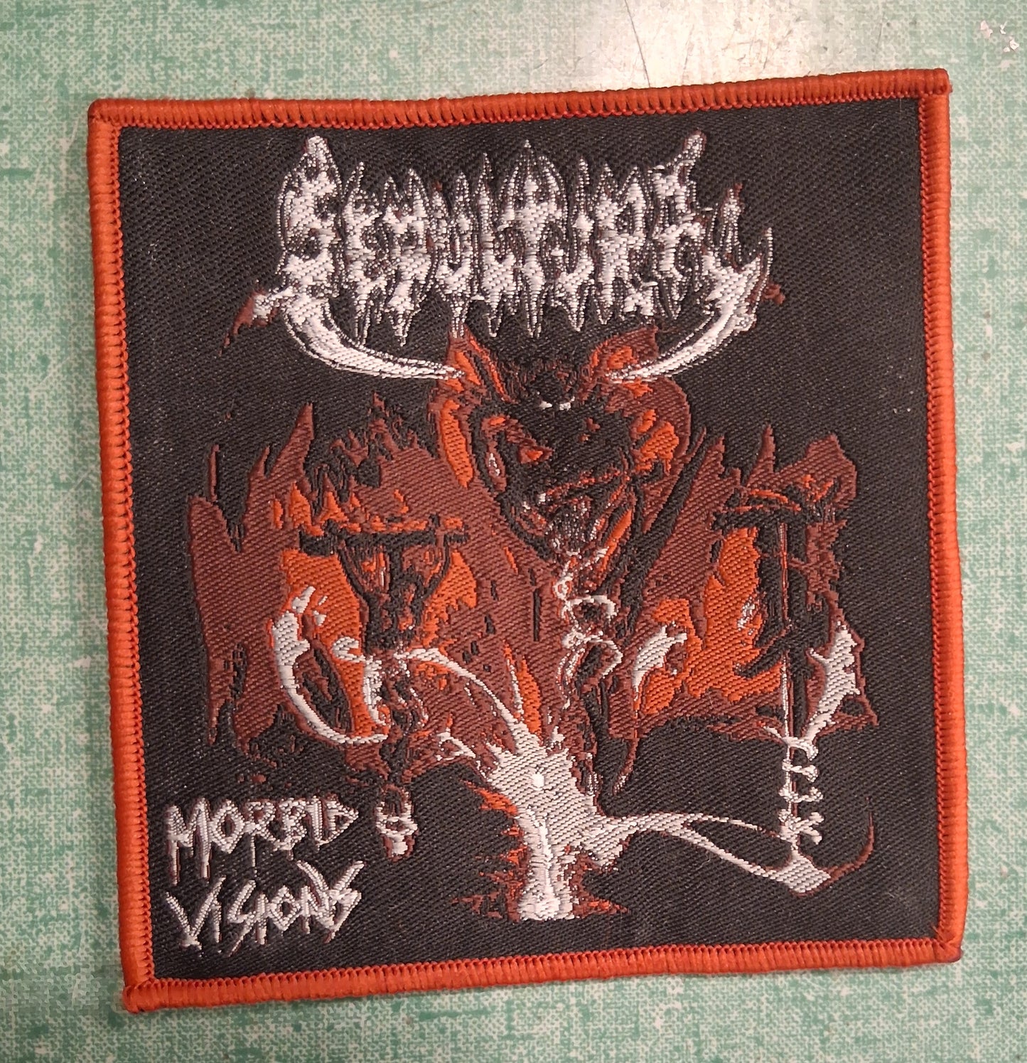 Sepultura morbid visions Woven Patch
