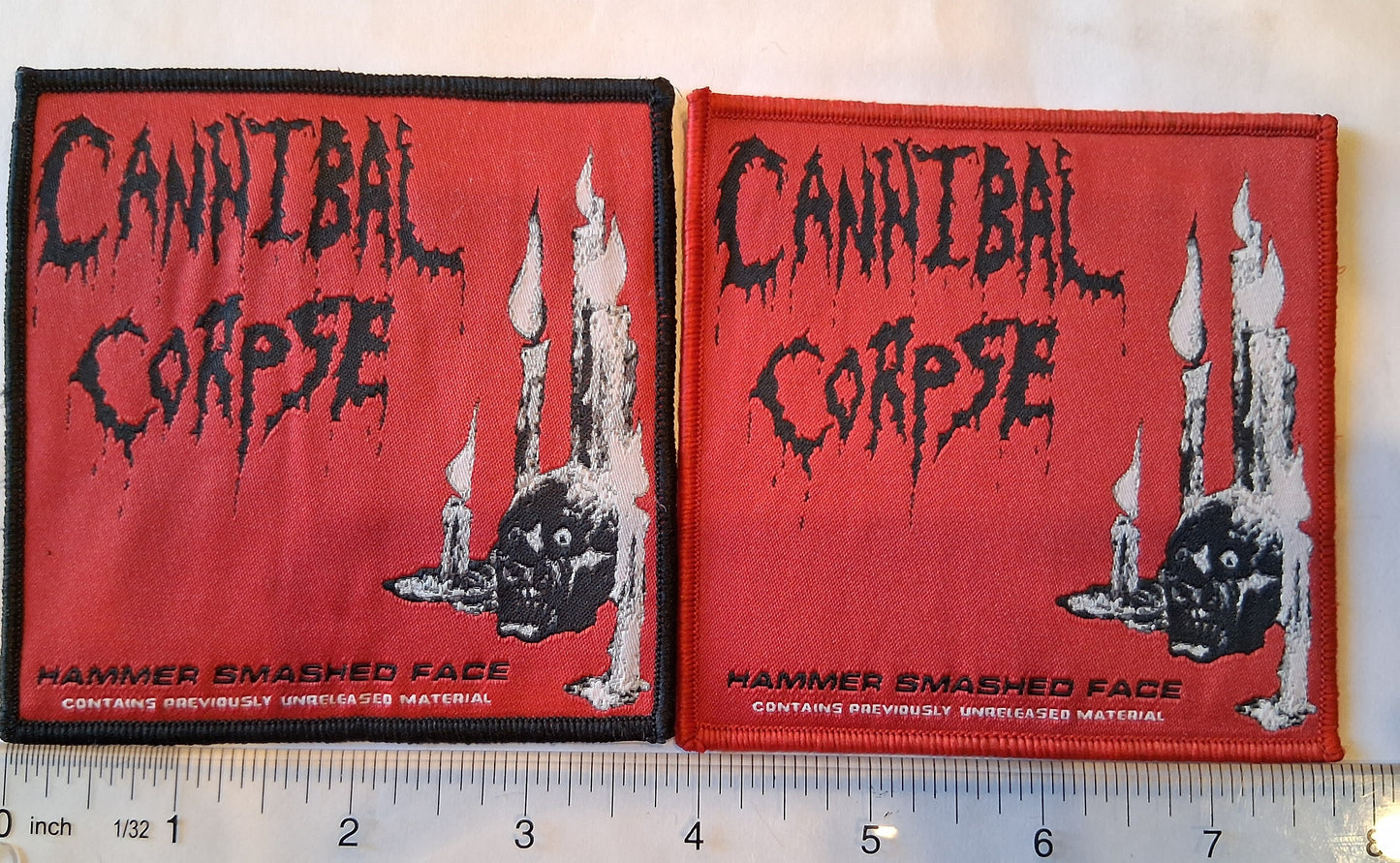 Cannibal Corpse Hammer smashed Face Woven Patch