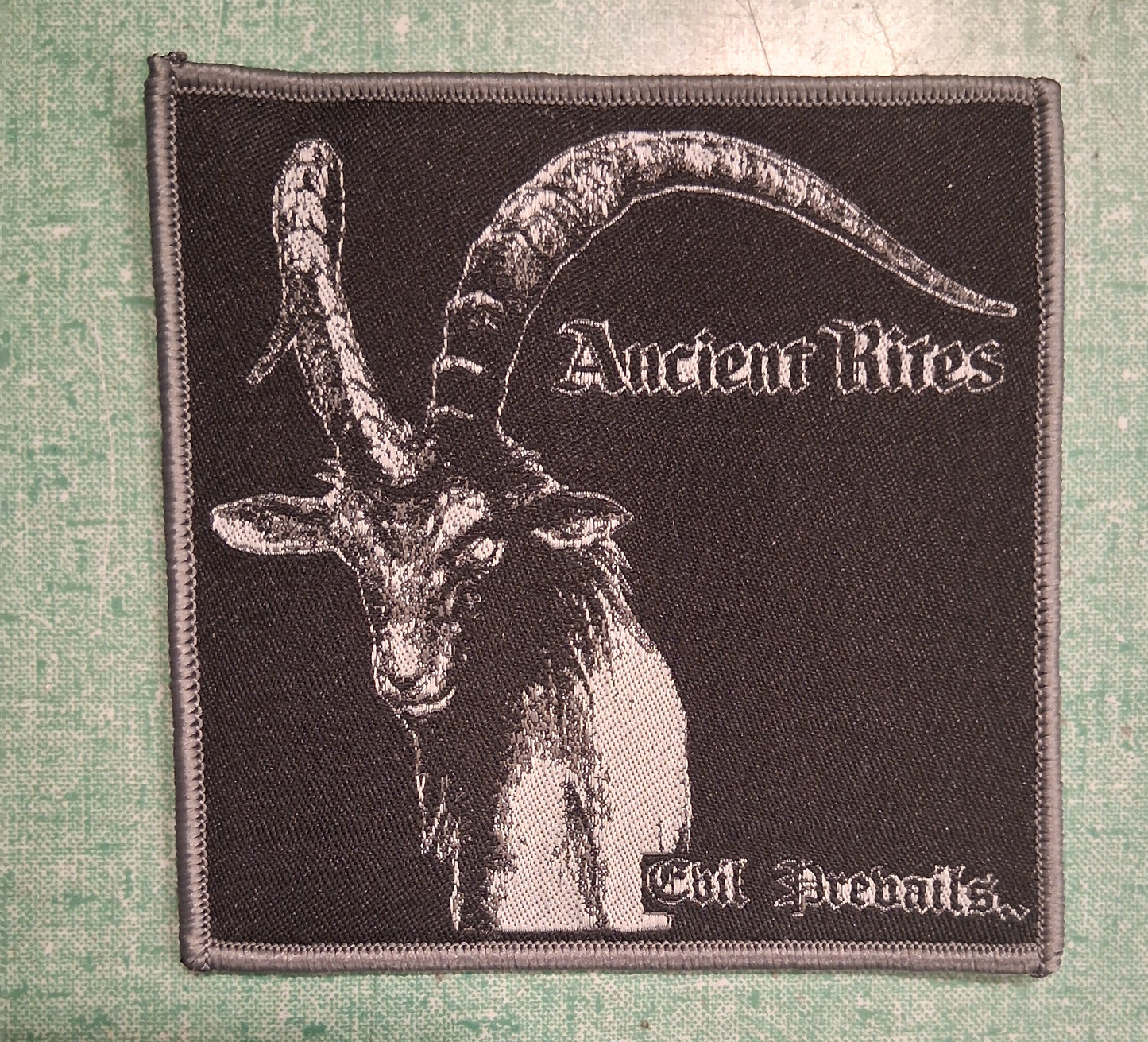 Ancient Rites Evil prevails Woven Patch