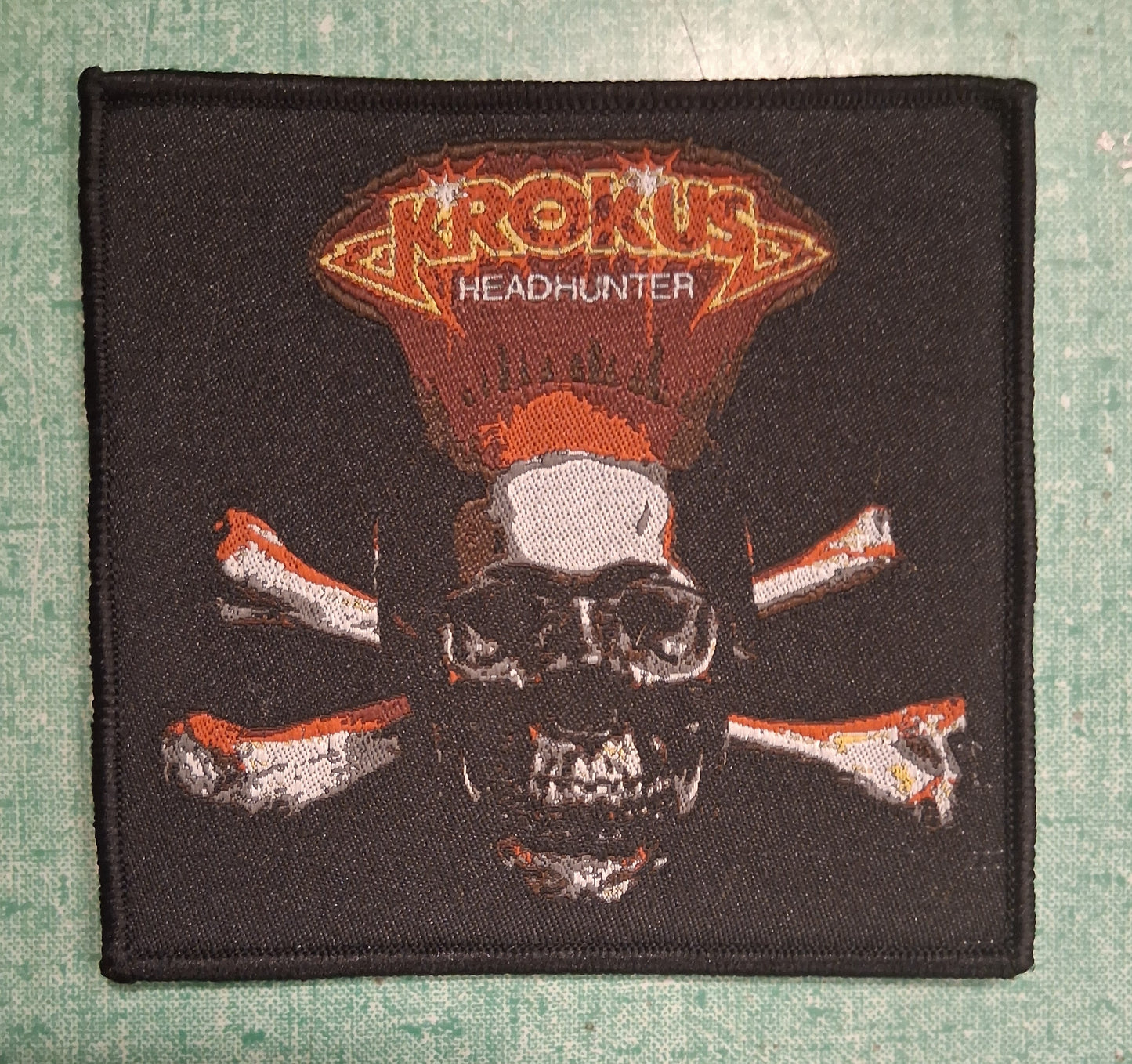Krokus headhunter Woven Patch