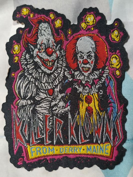 Killer Klowns It the clown laser cut Woven Patch