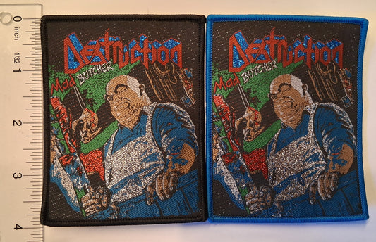 Destruction Mad Butcher woven patch
