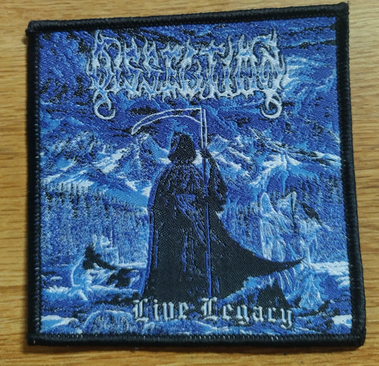 Dissection Live Legacy Black border Woven Patch