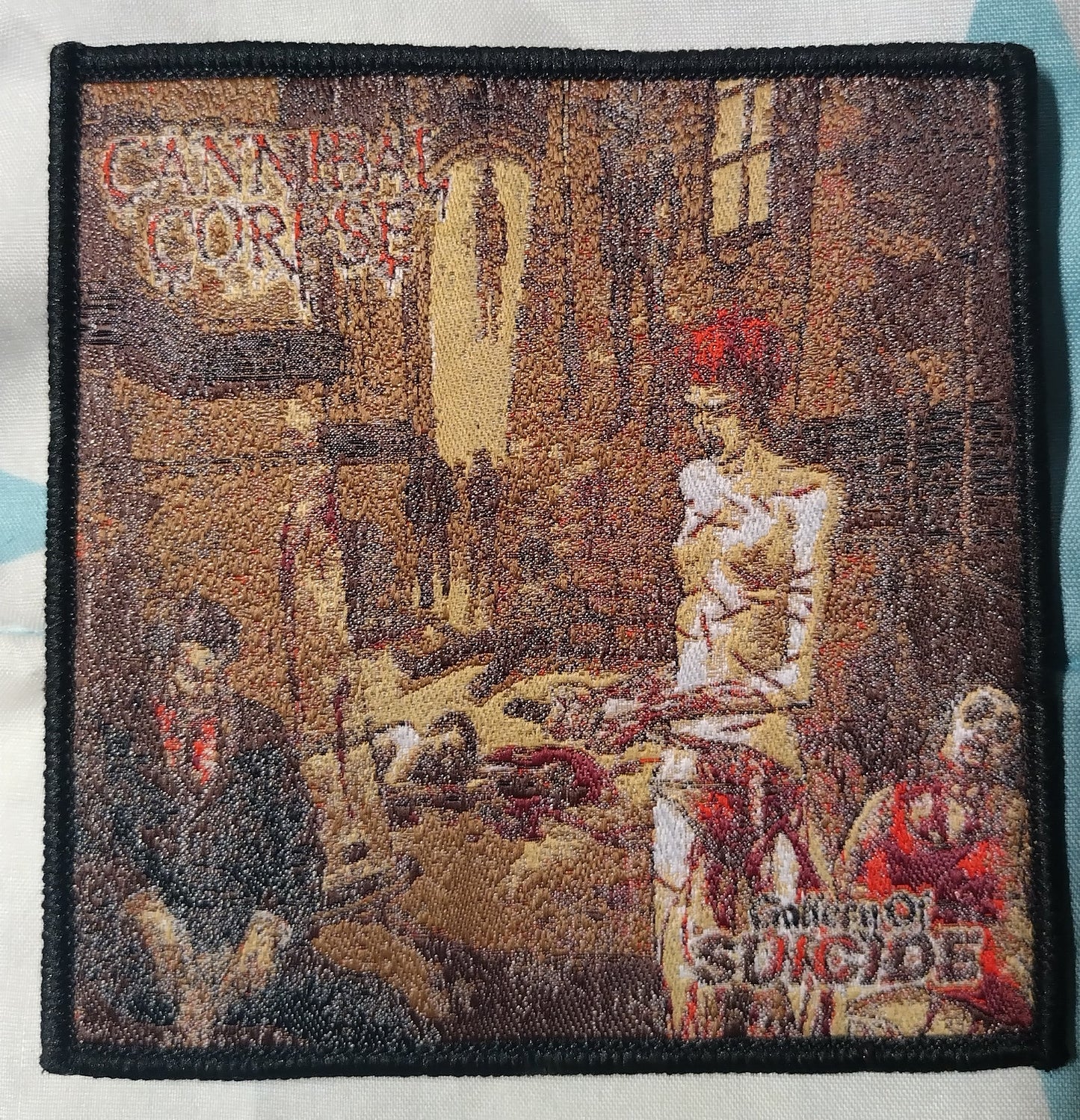 Cannibal Corpse gallery of suicide Woven Patch