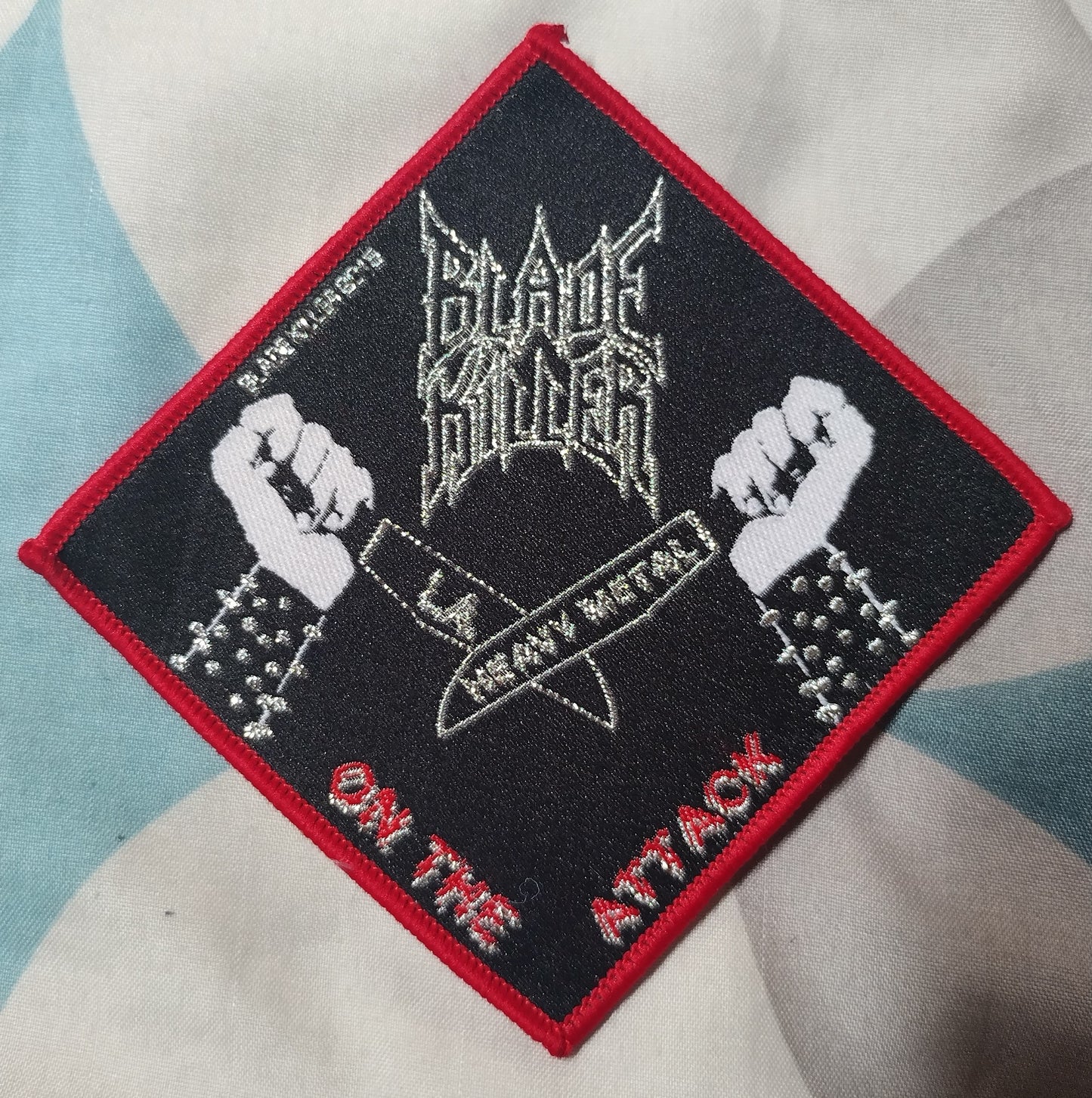 Blade Killer on the Attack Woven Patch