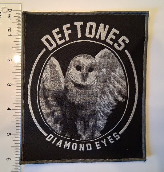 Deftones Diamond eyes Grey Border Woven Patch