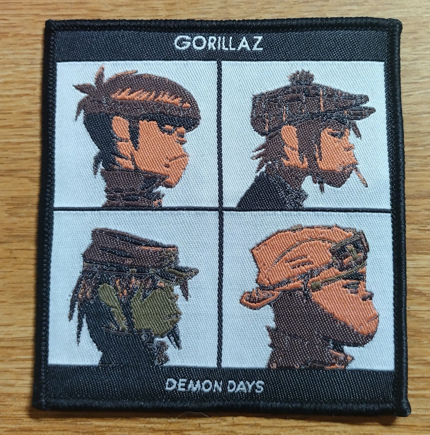 Gorillaz Demon days Woven Patch