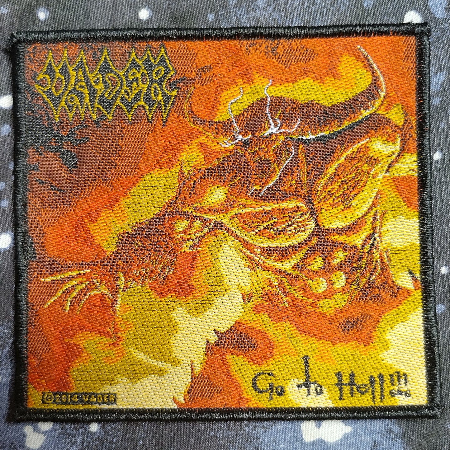 Vader go to hell Woven Patch