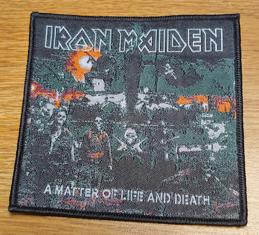 Iron Maiden a matter of life and death Woven Patch