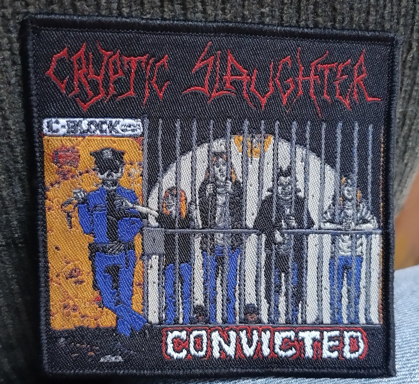 Cryptic Slaughter Convicted Woven Patch