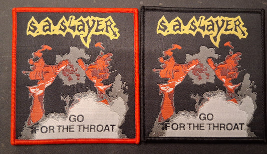 S.A Slayer go for the throat Woven Patch