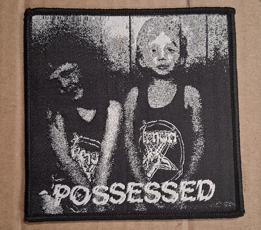 Venom Possessed Black Border Woven Patch