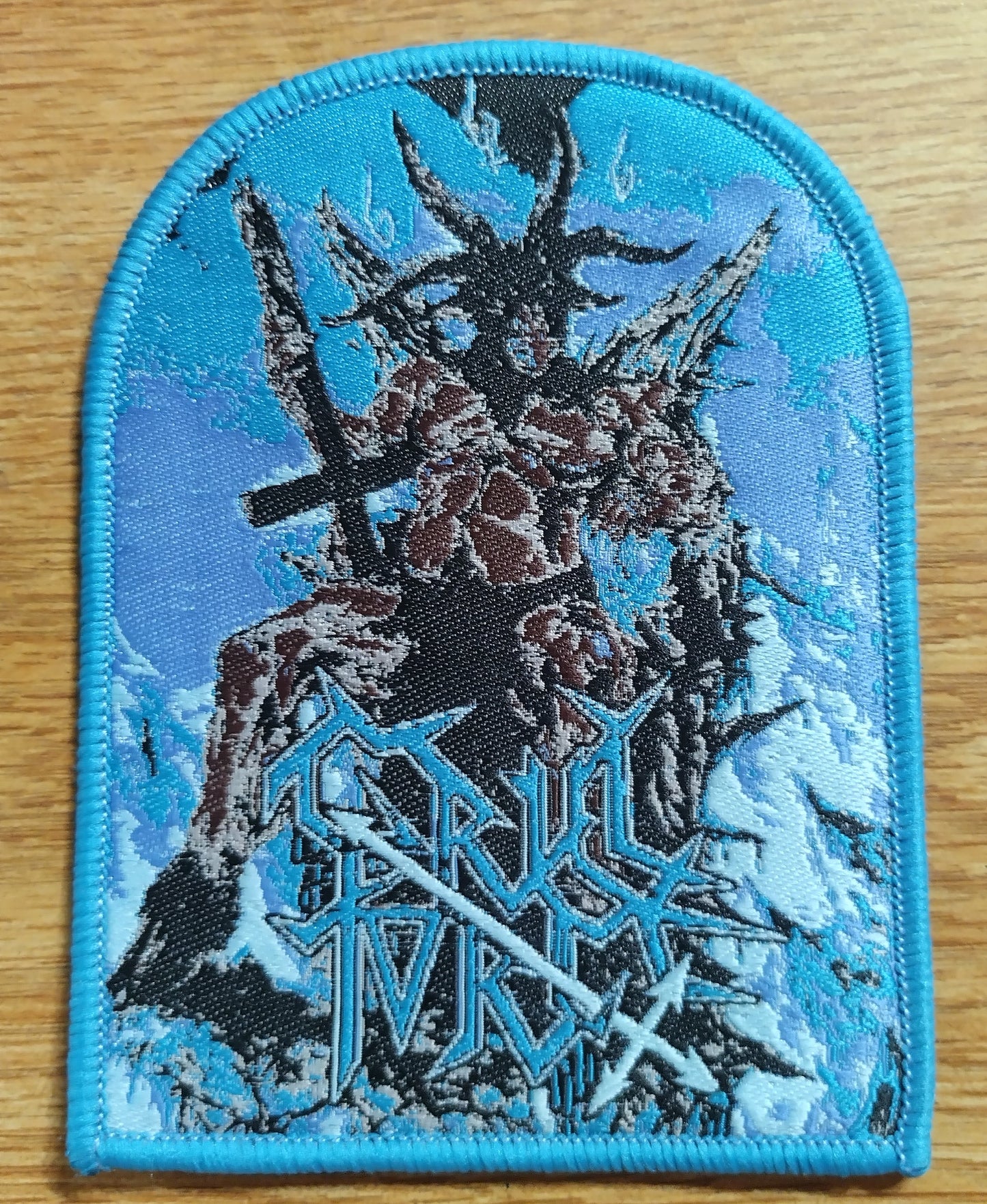 Cruel Force the rise of satanic might Woven Patch