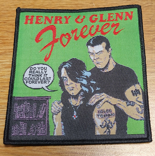 Henry and Glen Forever Comic Woven Patch