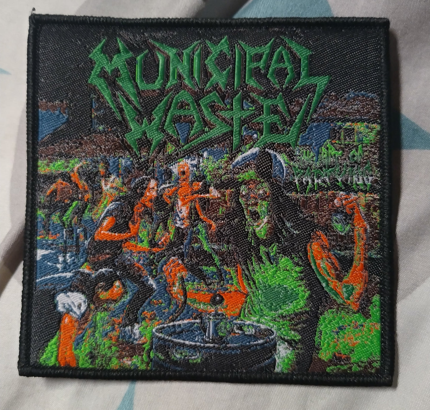 Municipal Waste the art of partying Woven Patch