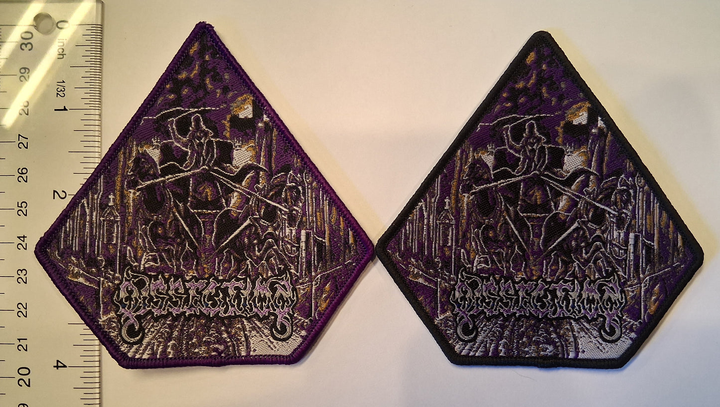 Dissection the somberlain Diamond shaped Woven patch