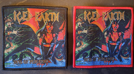 Iced Earth days of Purgatory Woven Patch