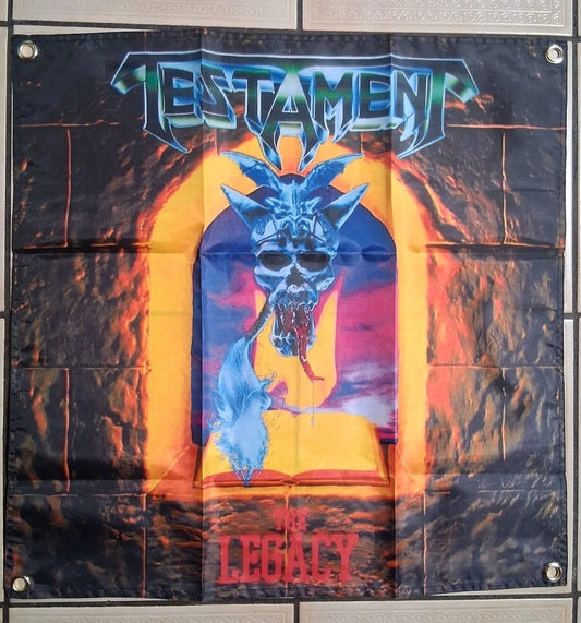 Testament the Legacy 2x2 Ft Banner Flag