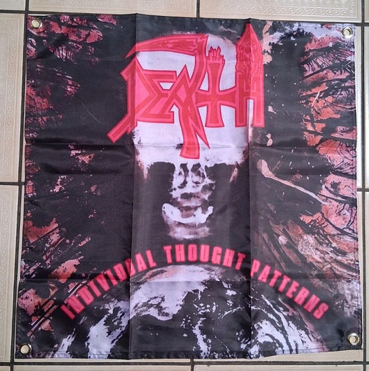 Death Individual Thought Patterns 2x2 Ft Banner Flag
