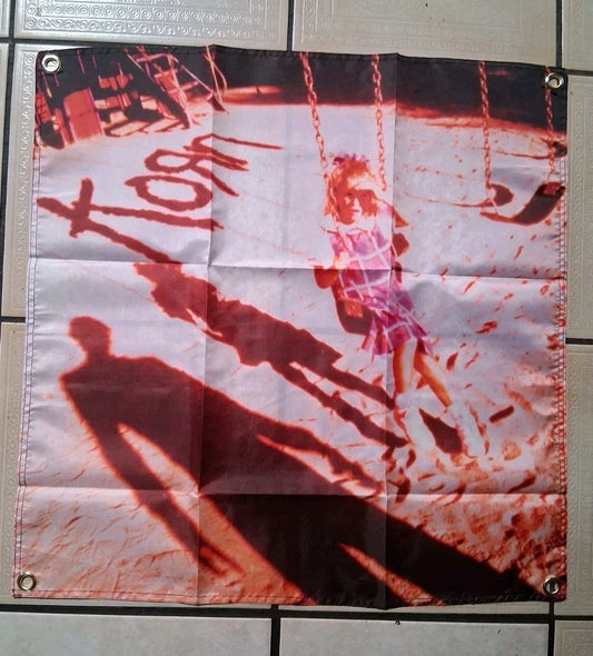 Korn Self Titled Debut Album 2x2 Ft Banner Flag