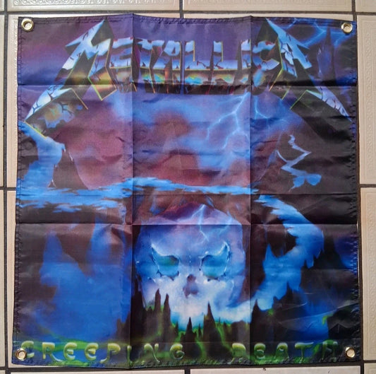 Metallica Creeping Death 2x2 Ft Banner Flag