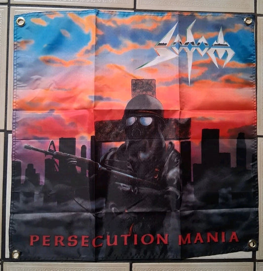 Sodom Persecution Mania 2x2 Ft Banner Flag