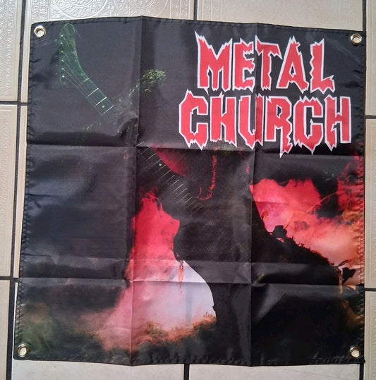 Metal Church Debut Album 2x2 Ft Banner Flag