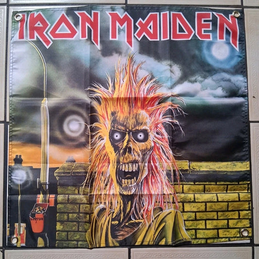 Iron Maiden Debut Album 2x2 Ft Banner Flag