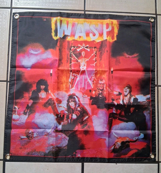 W.A.S.P. Debut Album 2x2 Ft Banner Flag