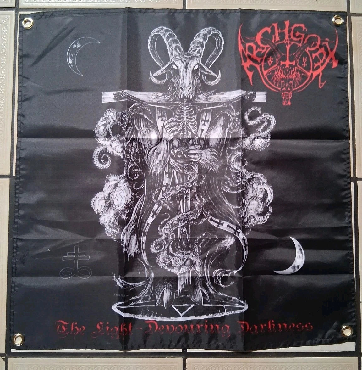 Archgoat The Light Devouring Darkness 2x2 Ft Banner Flag