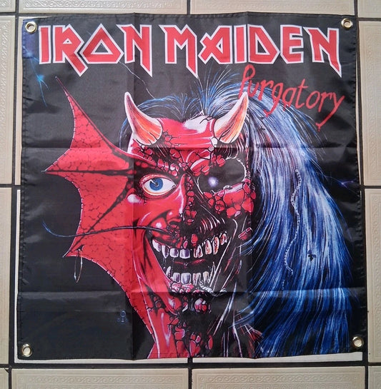 Iron Maiden Purgatory 2x2 Ft Banner Flag