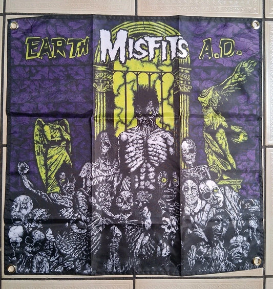 Misfits Earth AD 2x2 Ft Banner Flag