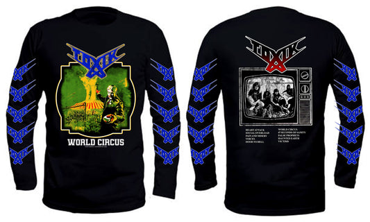 TOXIK World Circus BLACK LONG SLEEVE (PRE ORDER) Rocker Foo